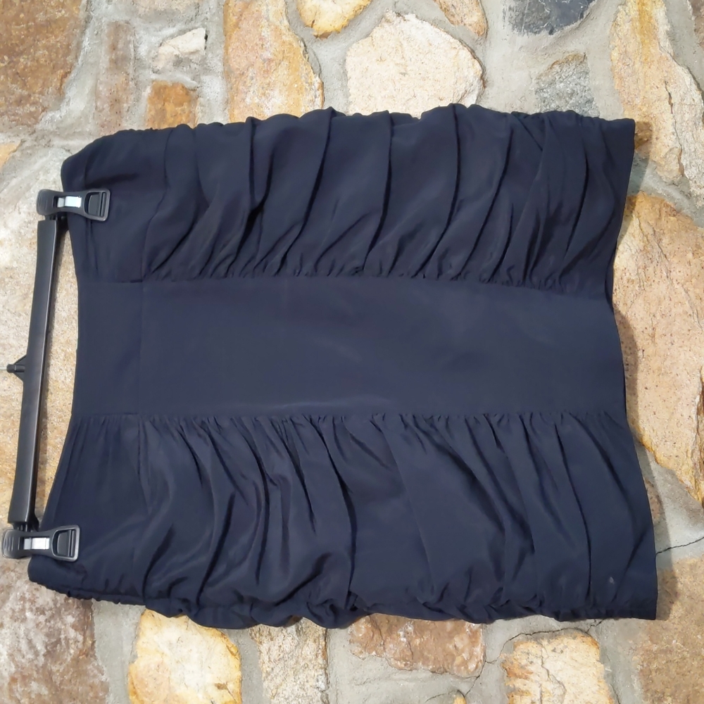 Anthropologie Leifsdottir Ruched Silk Skirt